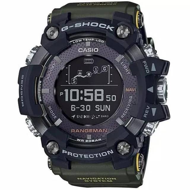 Casio G-Shock RANGEMAN GPR-B1000-1B
Extreme Survival Fitnes Navigasi GPS Solar Assist GPR-B1000-1BDR
