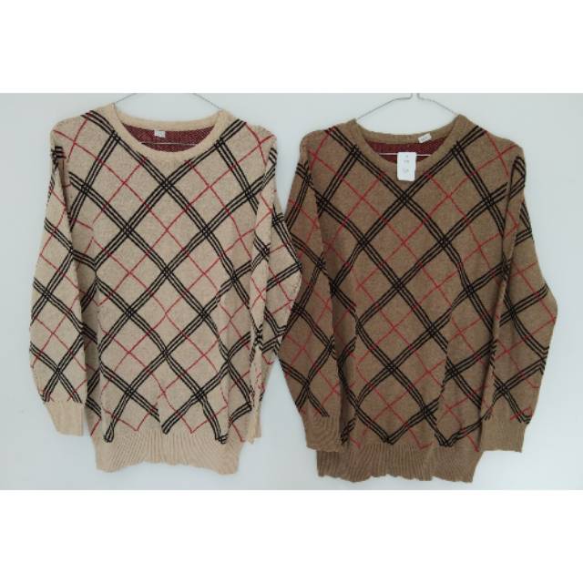 Sweater rajut burberry