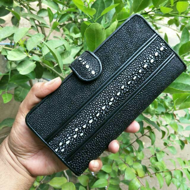 Dompet Wanita Kulit Ikan Pari Asli / Dompet Wanita Kulit Pari Duri
