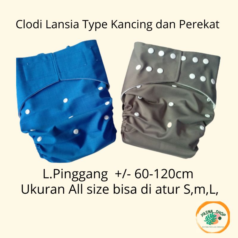 Clodi Lansia Popok Kain Kakek Nenek Clodi Dewasa Popok Dewasa Include Insert 1 Dan 2 Insert