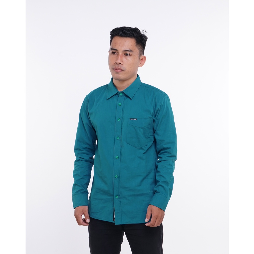 KEMEJA LENGAN PANJANG FRIDAY KILLER | ROCCO TEAL LONG SLEEVE