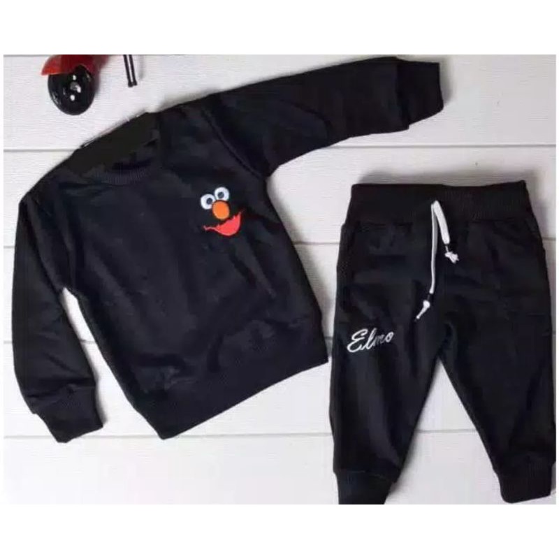 (COD) SETELAN JOGER ANAK ELMO