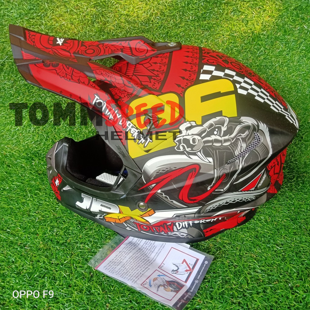 helm cross jpx x16 red original