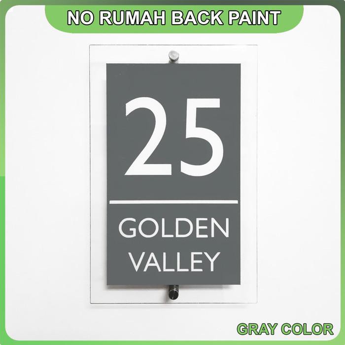 

TERMURAH NOMOR RUMAH ACRYLIC/AKRILIK 30 X 20CM - LENGKUNG ATAS !!!