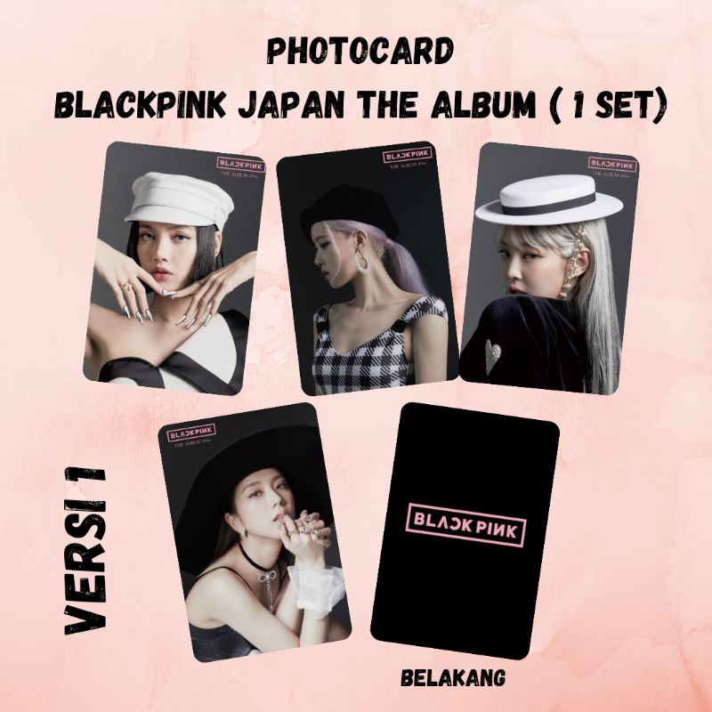 PHOTOCARD BLACKPINK JAPAN THE ALBUM (1Set)