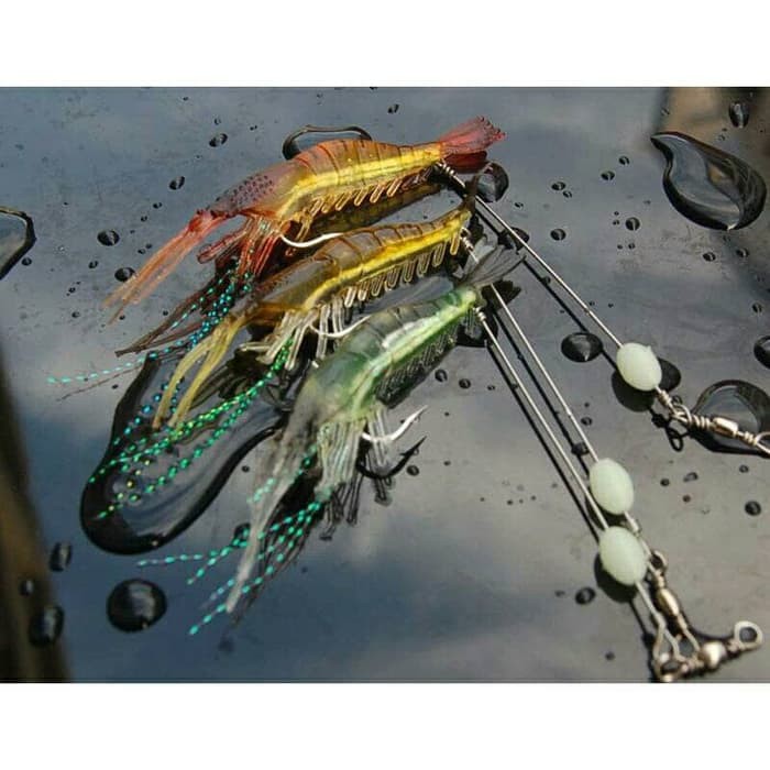 Fishing Soft Lure Umpan Pancing Udang Besar Mancing Ikan Di Laut Danau