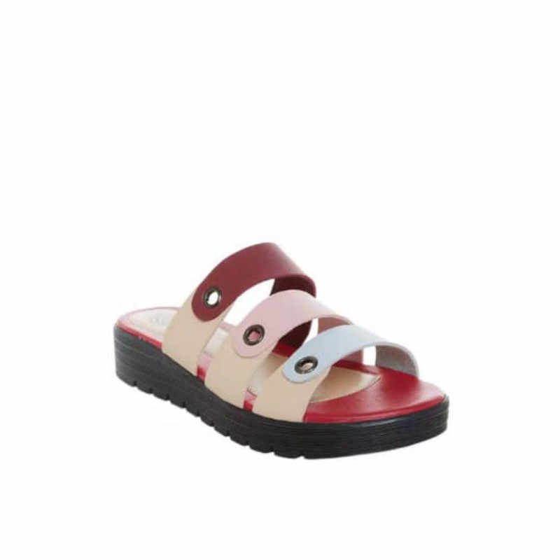 Cerelia Maria Sandal Wedges Maroon