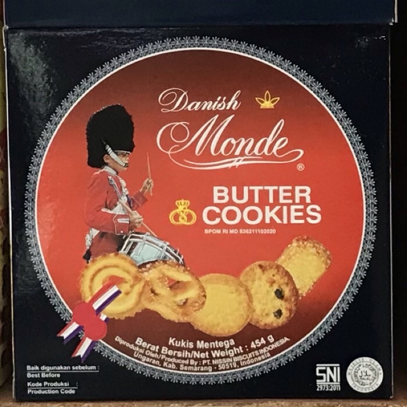 

Monde butter cookies 454 gram