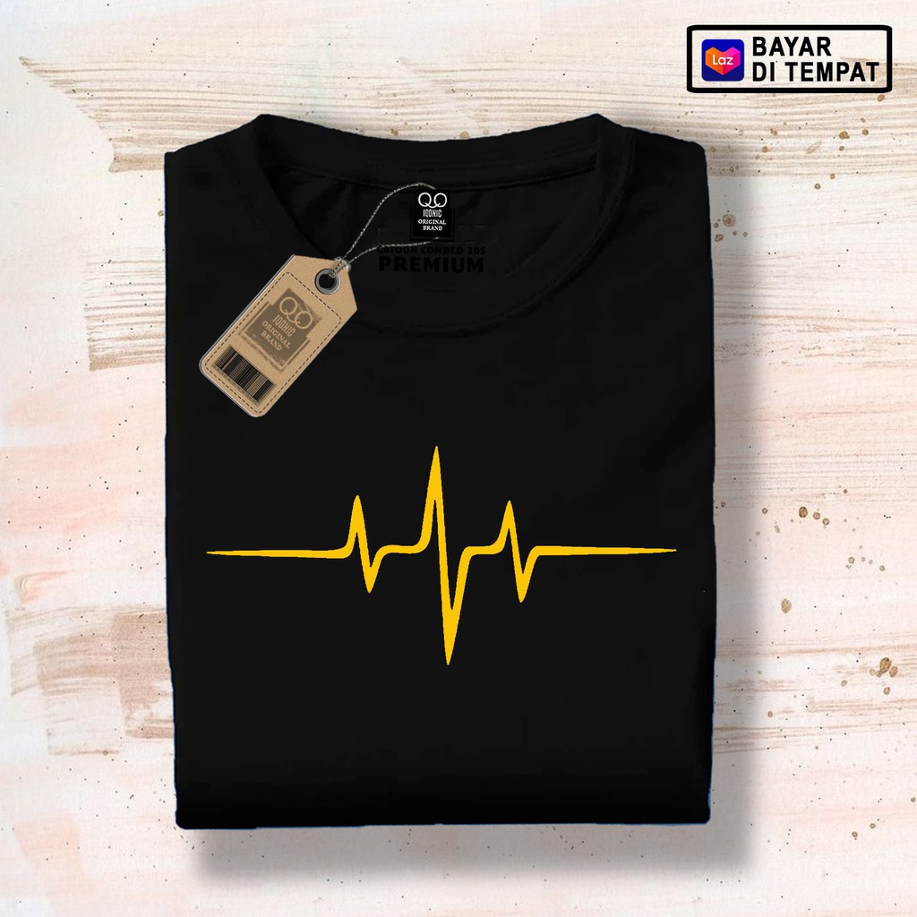 Kaos Distro Pria Beat Music Text Premium