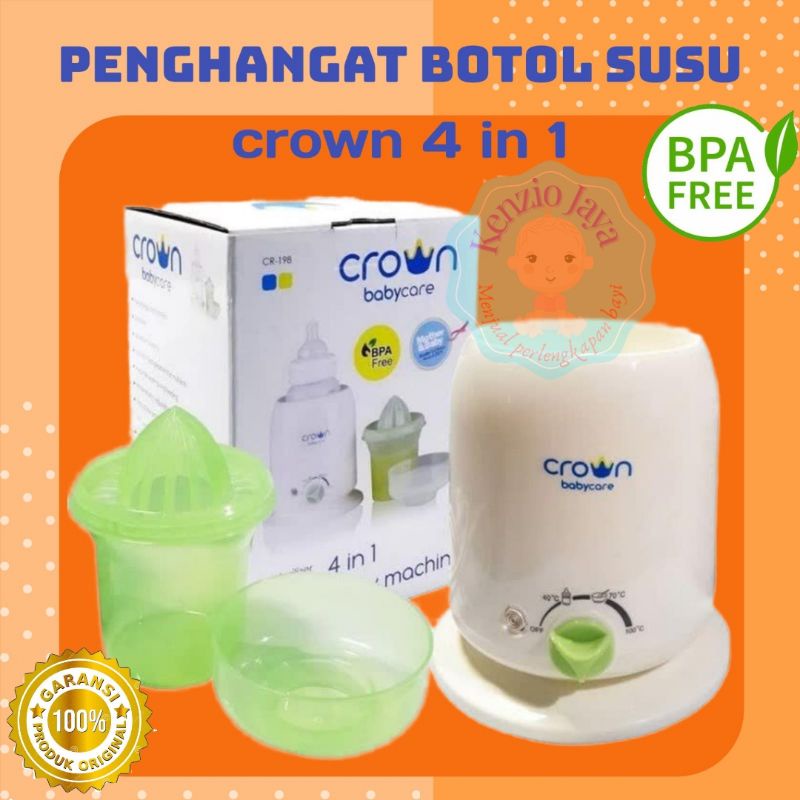 penghangat botol susu crown 4 in 1