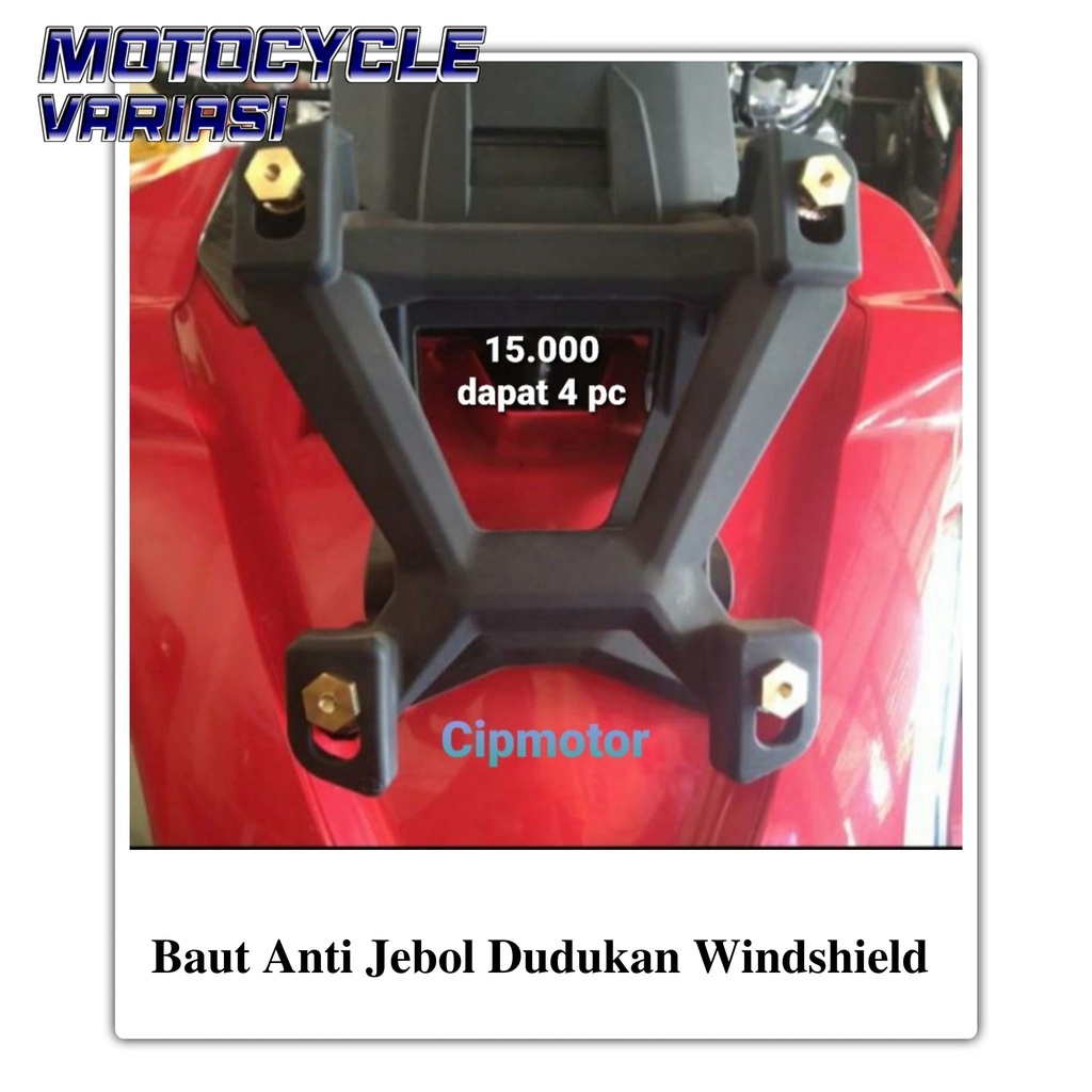 Baut Anti Jebol Dudukan Windshield ADV 160 ADV 150 NMAX
