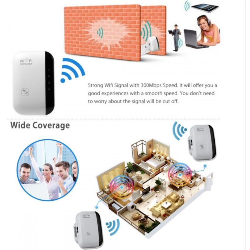 Paling Laku WIFI Repeater 300Mbps Wireless WiFi Signal Range Extender 802.11N/B/G Wifi Access Point