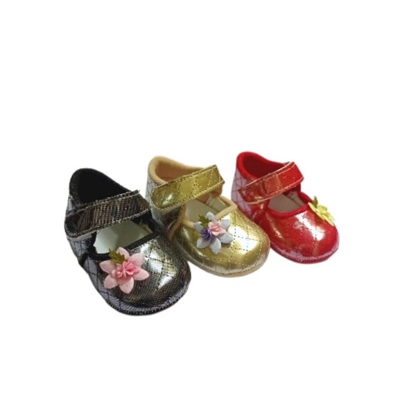 SEPATU BAYI PREWALKER BARU LAHIR ANAK PEREMPUAN CHANELL MAWAR