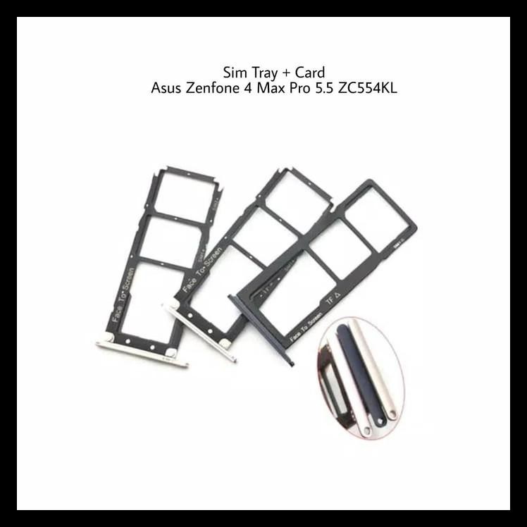 TERLARIS SIM TRAY CARD LOCK SLOT ASUS ZENFONE 4 MAX PRO 5.5 ZC554KL 