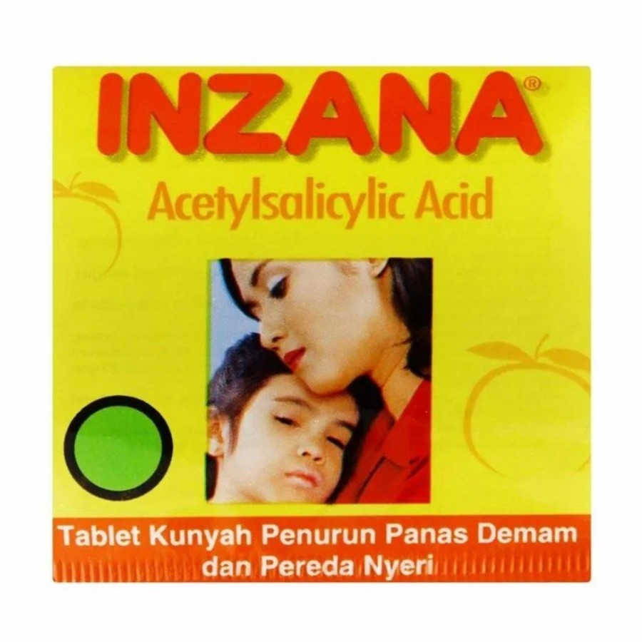 INZANA Strip 4 Tablet Kunyah Anak - Penurun Demam Anak Balita