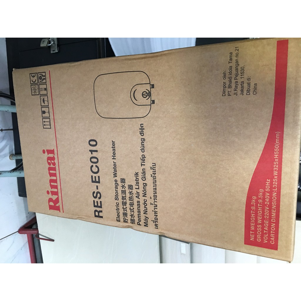 water heater / pemanas air listrik rinnai res-eco10