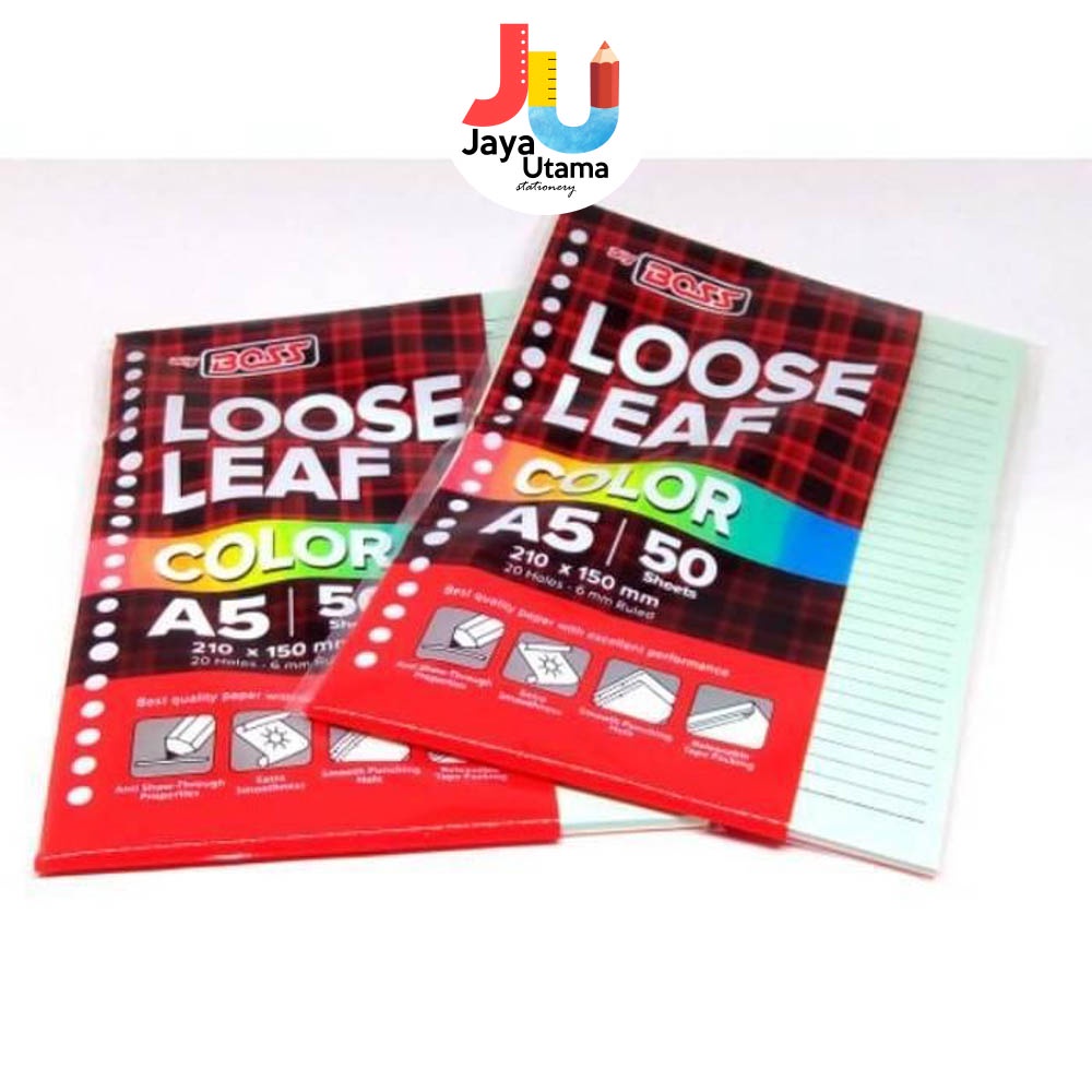 

Loose Leaf A5 50 Lembar Warna Big Boss