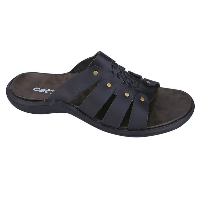 Brand Catenzo Sandal  Kulit  Casual Pria TU 030 Produk 