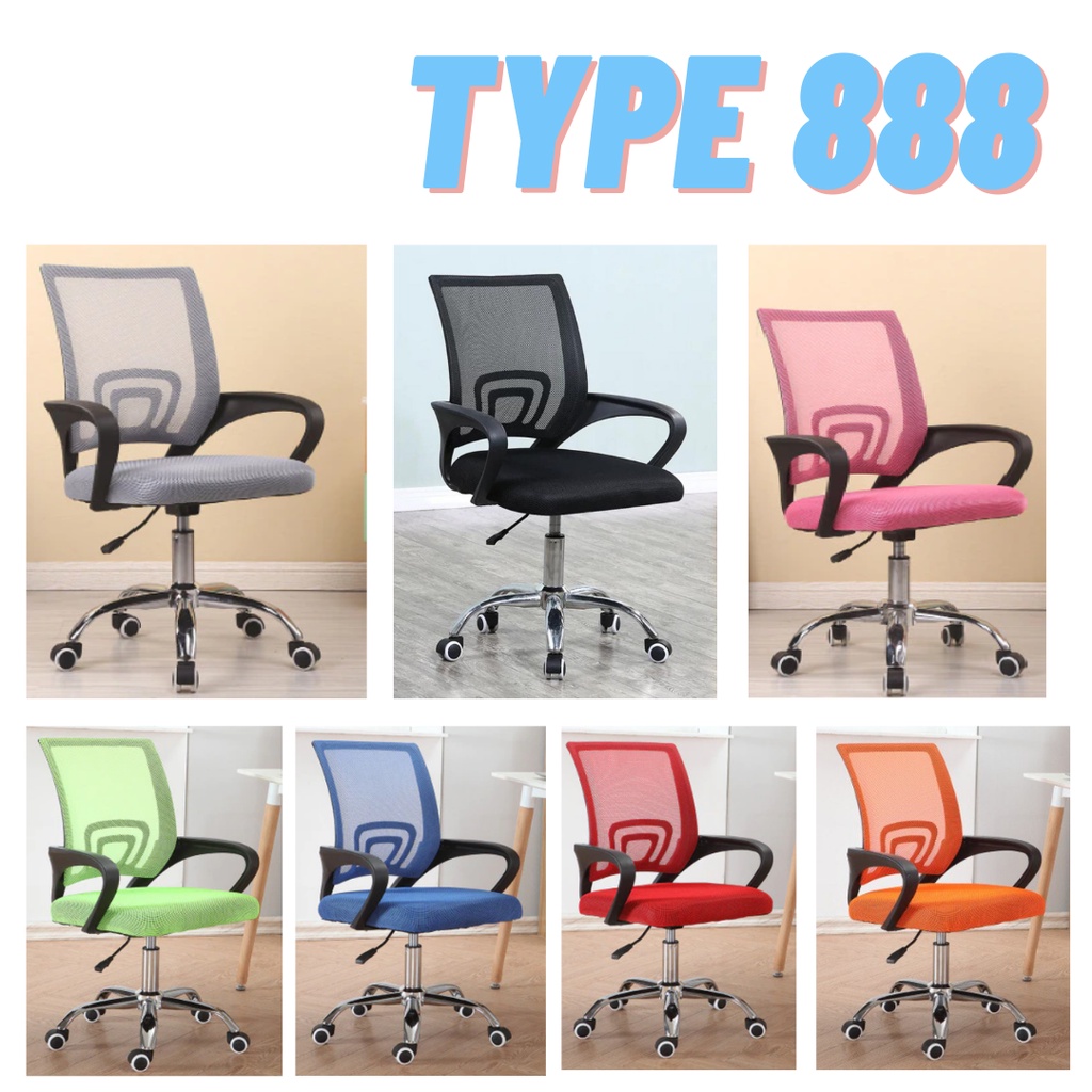 Kursi Kantor Kursi Kerja Kursi Hidrolik Kursi Staff Kursi Jaring Putar Kursi Termurah Kursi Belajar Kursi Gaming-Type 888