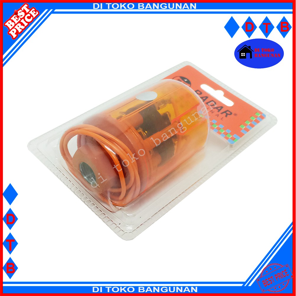 Otomatis Pompa Air Pressure Switch Radar Orange Ukuran 1/4&quot; 3/8&quot;