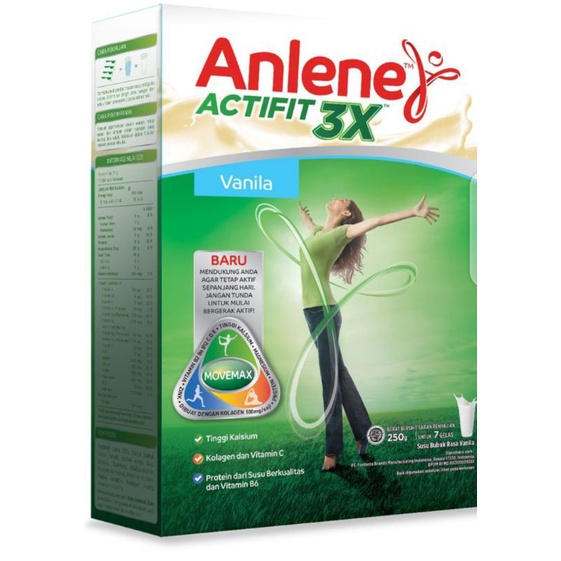 

anlene susu untuk tulang 240 gold/vanila