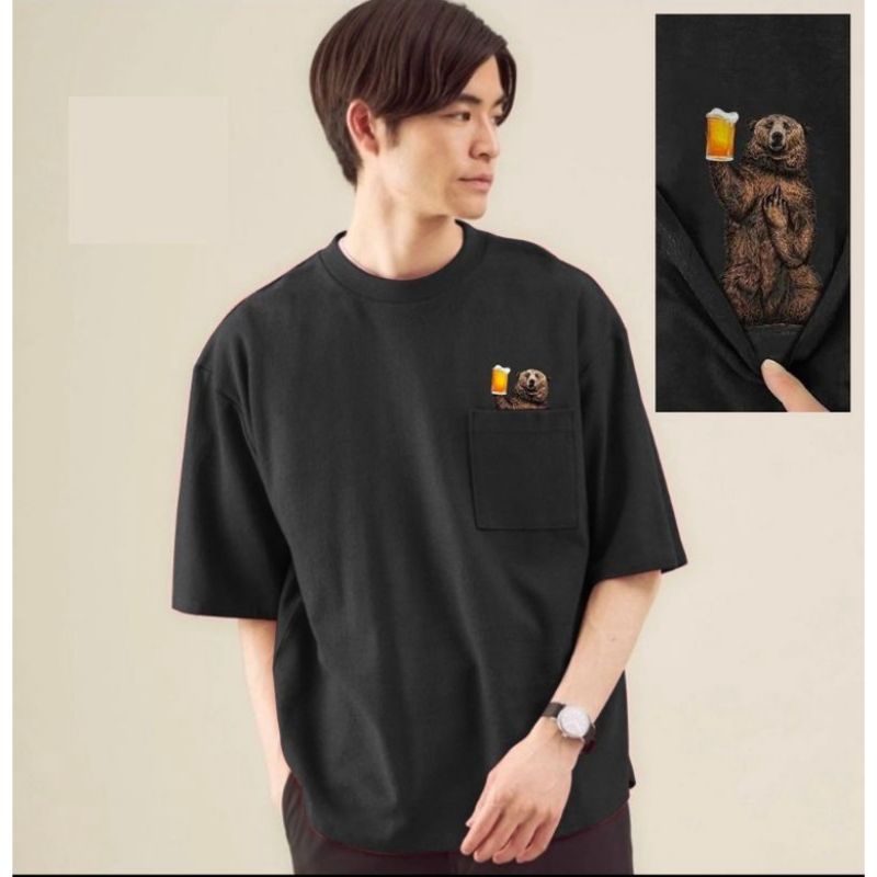 ACE - KAOS OVERSIZE ( ARIO BEAR ) BAJU DISTRO OVERSIZE PRIA WANITA MODEL TERBARU