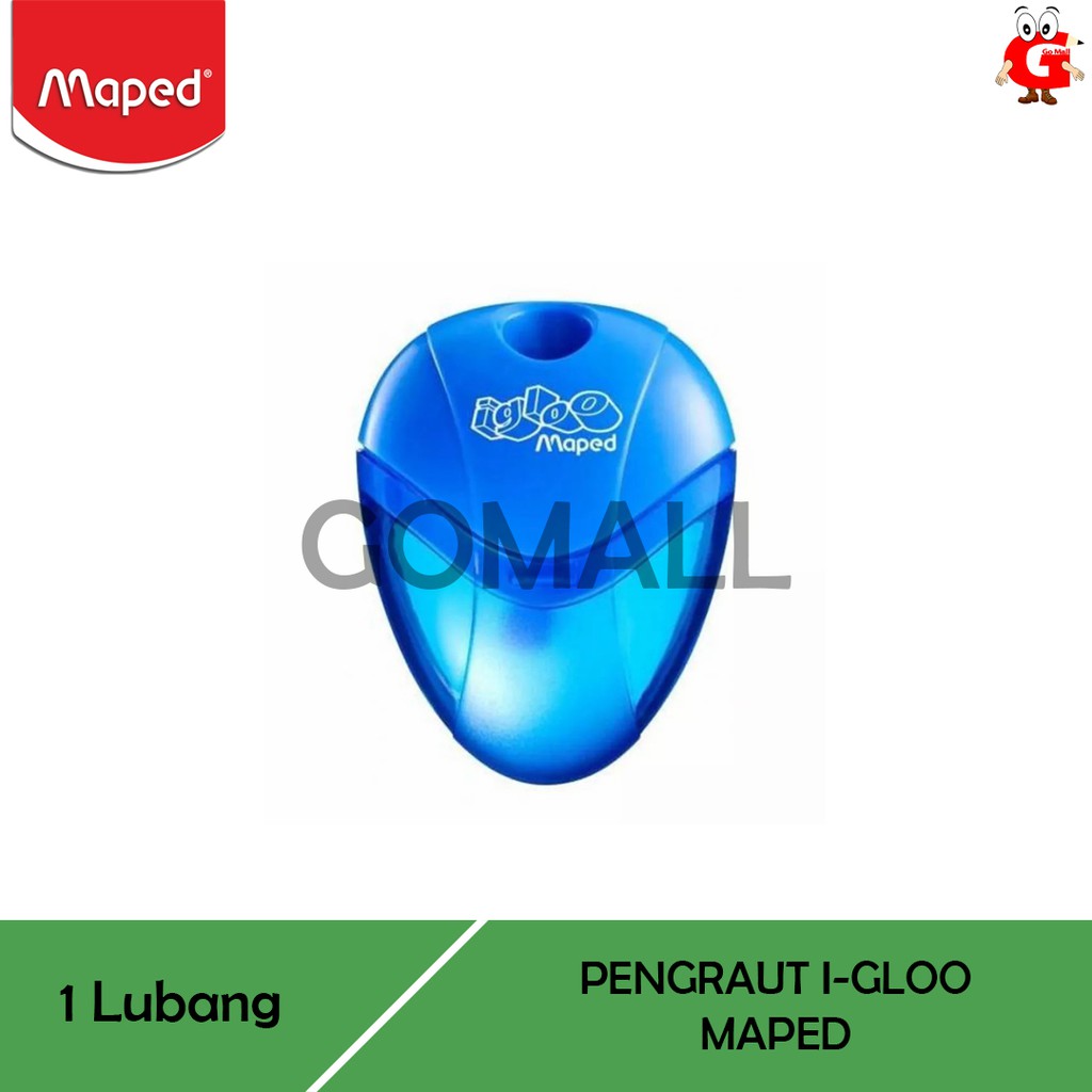 

Rautan Pengraut Sharpener I-Gloo Maped 1 Lubang