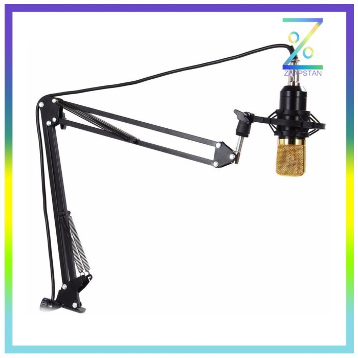 TaffSTUDIO Arm Stand Suspensi Lazypod Mikrofon - NB-35 - Black