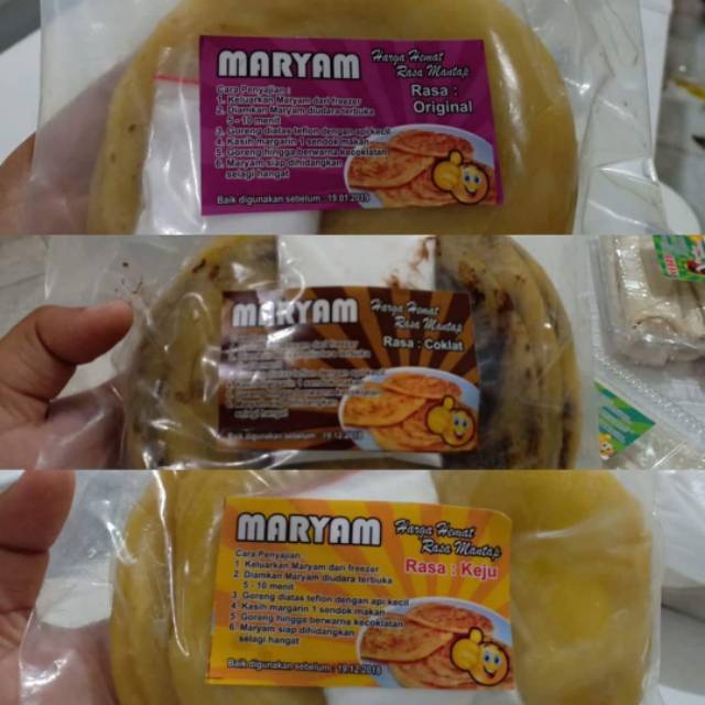 

Roti Maryam uk. Medium isi 5