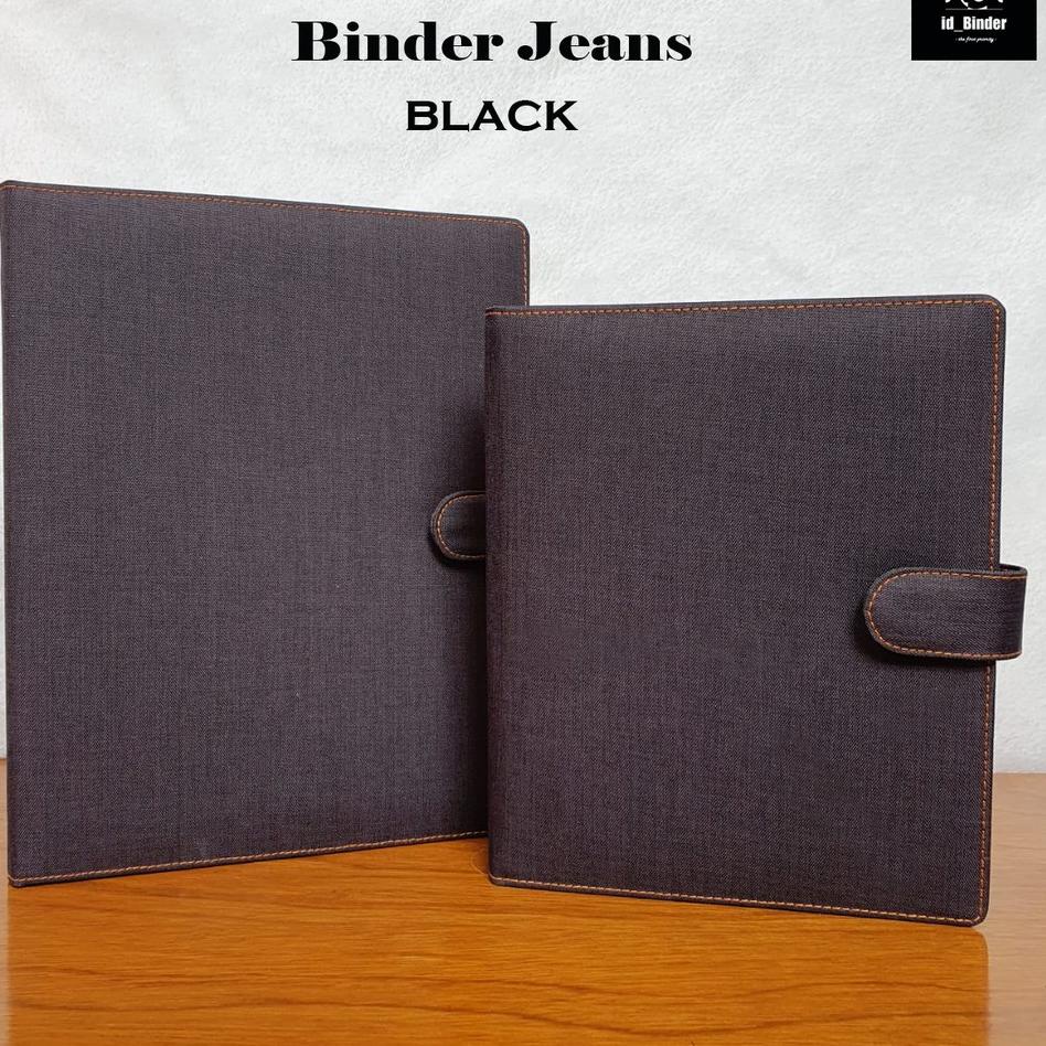 

Ready Siap Kirim BINDER BAHAN JEANS/DENIM 9 WARNA PILIHAN A5 DAN B5