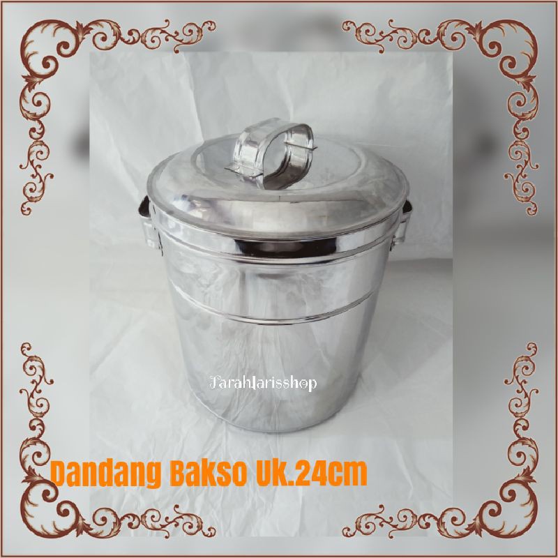 Dandang Bakso Stainless Mini ukuran 24cm