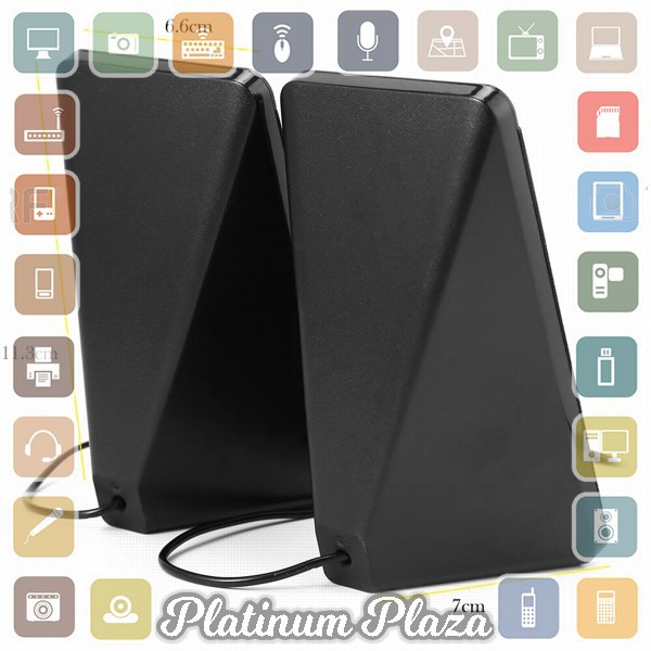 EZEEY Multimedia Speaker Stereo 2.0 3.5mm - S5 - Black`YD138A-