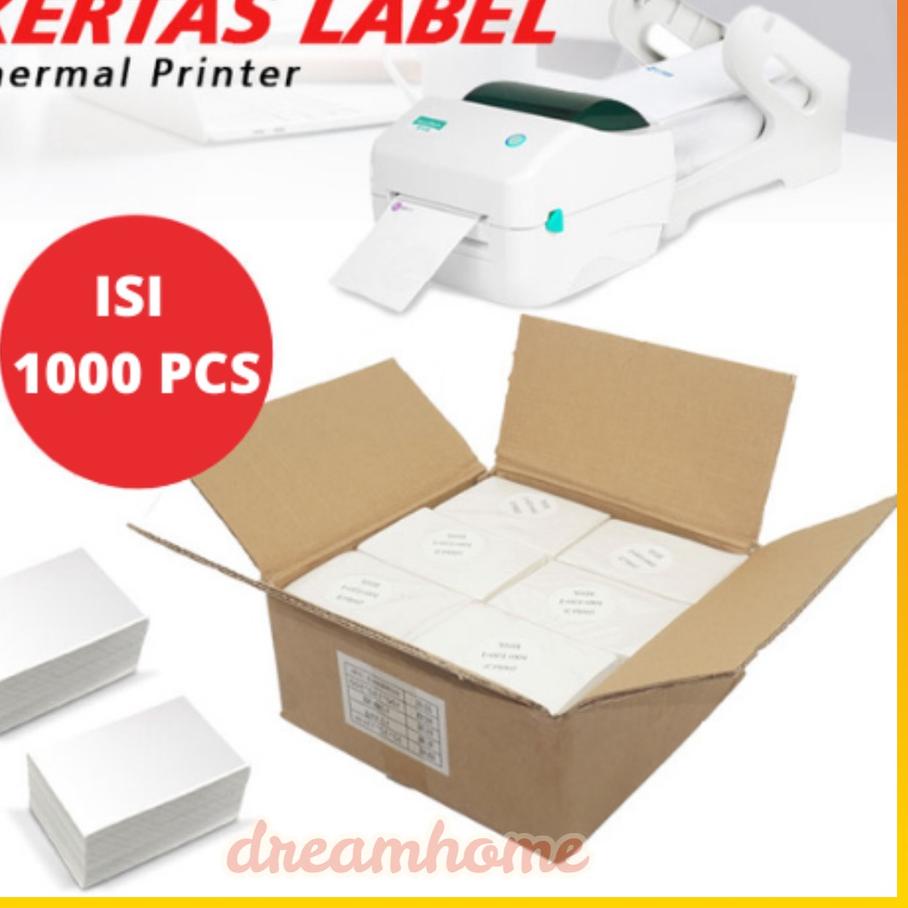 

New - Kertas Thermal 100 X 150MM Label Thermal Bar E Isi 1000 Stiker Direct Thermal .