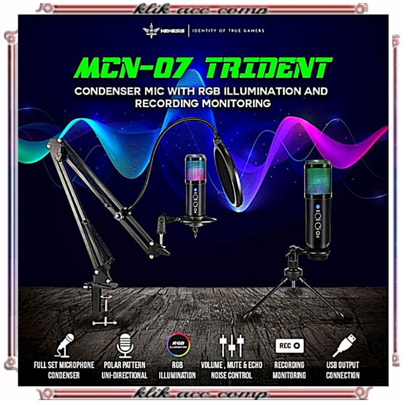 Microphone Condenser Audio NYK Nemesis MCN-07 TRIDENT