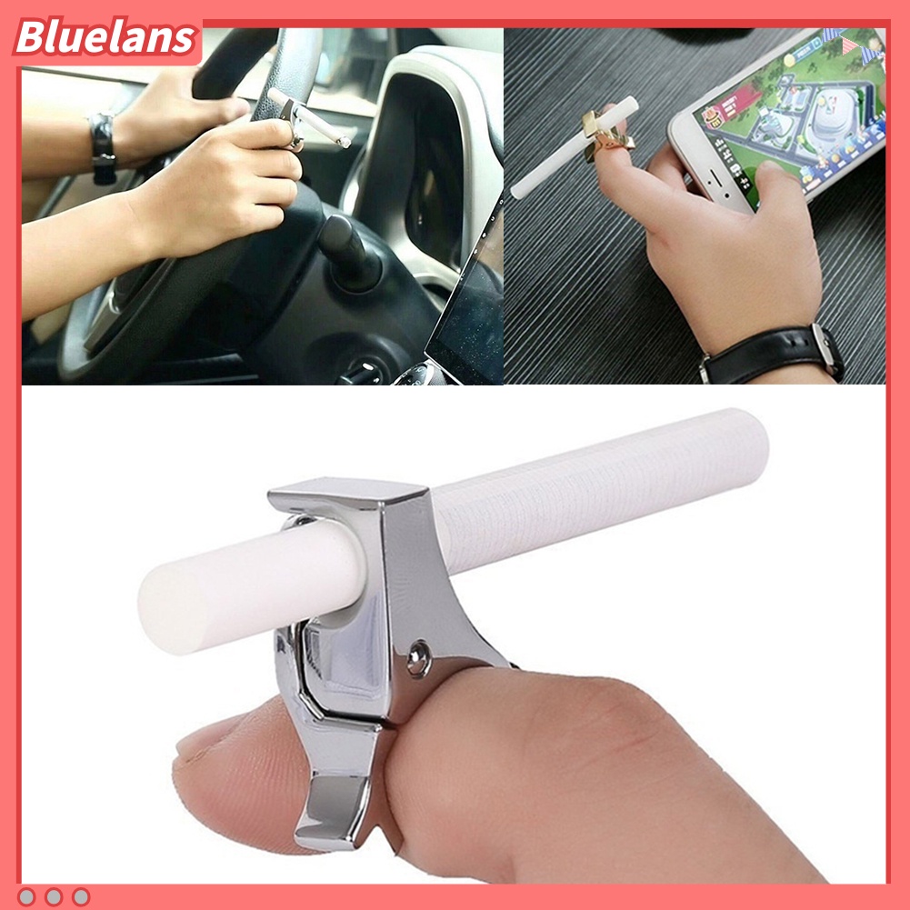 Bluelans Cincin Holder Rokok Bahan Metal Tahan Lama