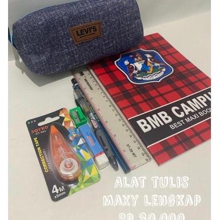 

ALAT TULIS PAKET SEKOLAH SET BUKU TULIS MAXY BOXY CAMPUS LENGKAP