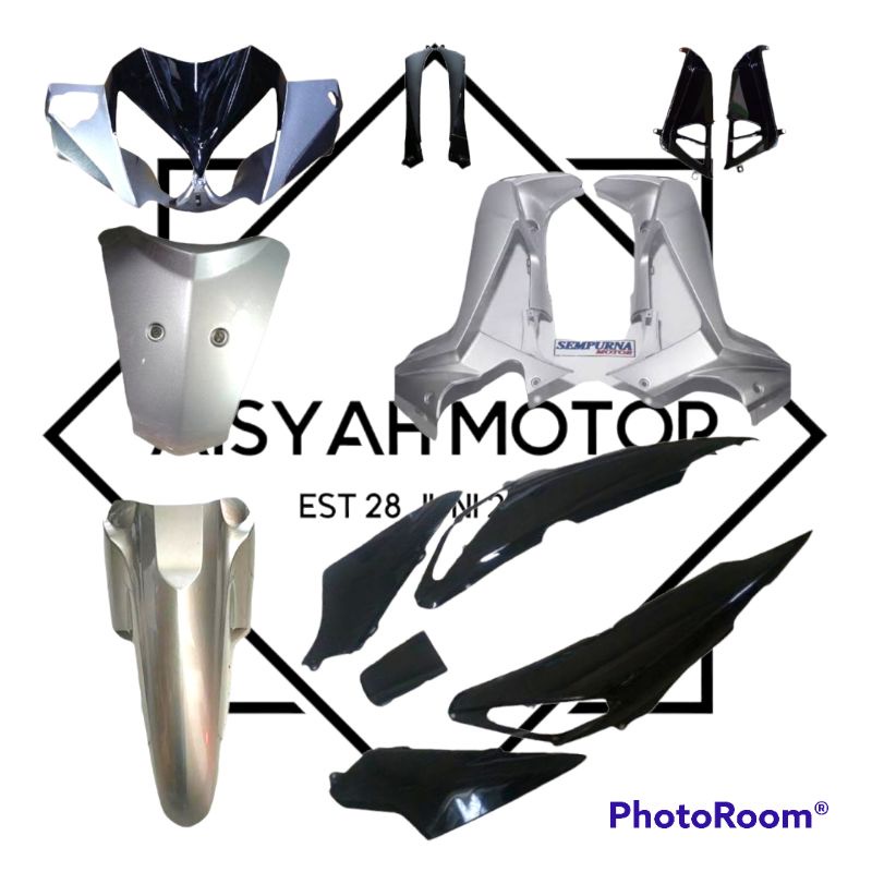 Bodi Halus Honda Supra X 125 Batman Warna Silver