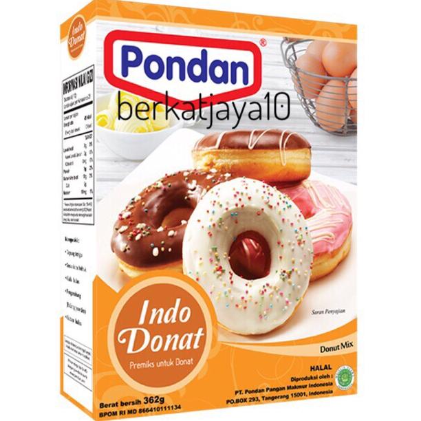 

[[COD]] Pondan Indo Donat Tepung Premix Instant Donut 362 gram PROMO Kode 281