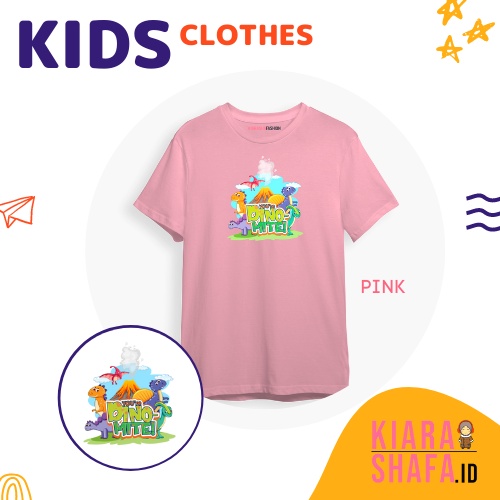 Kiarashafa - Baju Anak / Kaos Anak Dino-mite