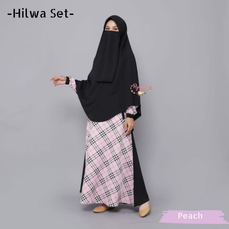 READY GAMIS HILWA SET BY NAZEERA