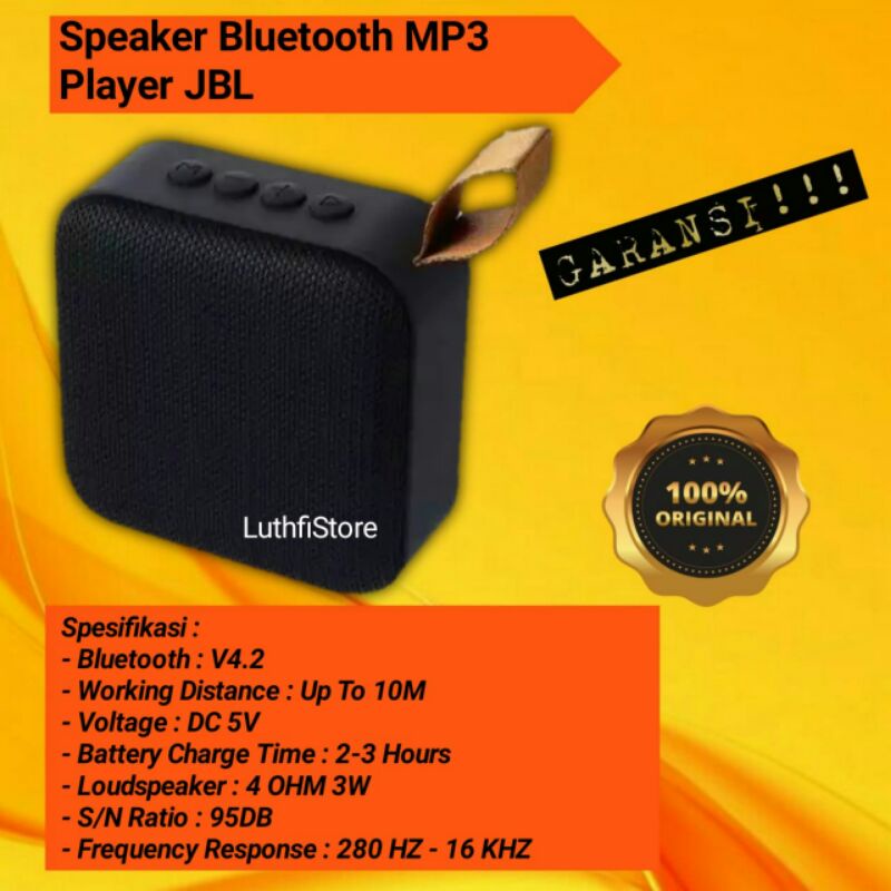 SPEAKER BLUETOOTH JBL ORIGINAL MP3 PLAYER WIRELESS SPEAKER JBL T5 PORTABLE PREMIUM musik box
