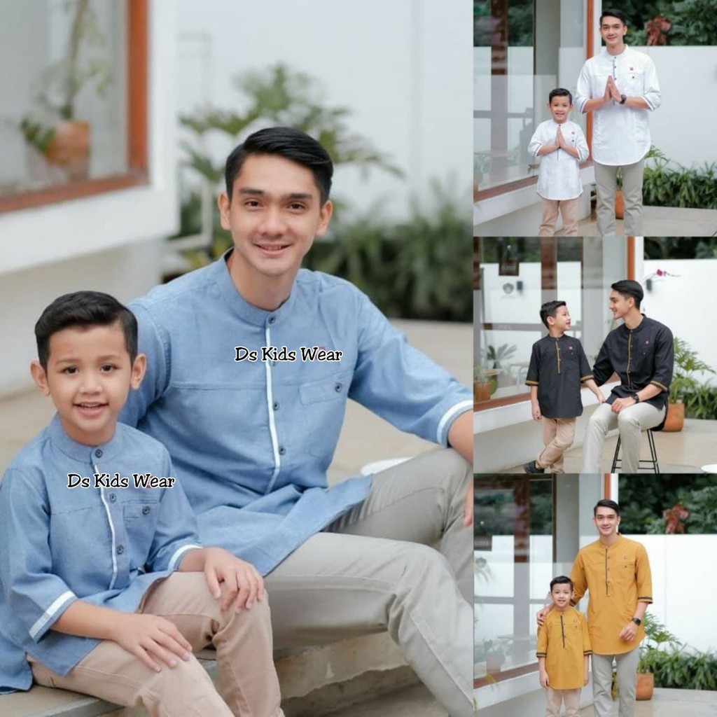 Koko Kurta Pakistan Couple Anak dan Ayah