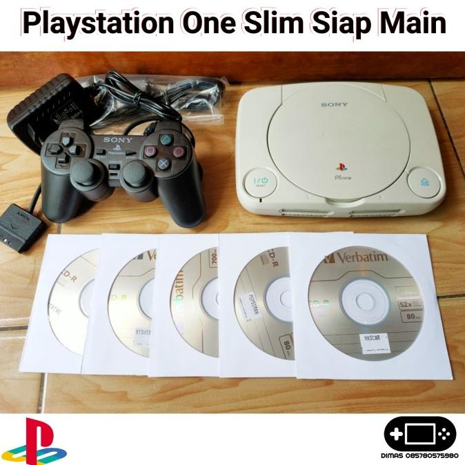 Playstation 1 / PS 1 / PS1 / PS One Slim Siap Main