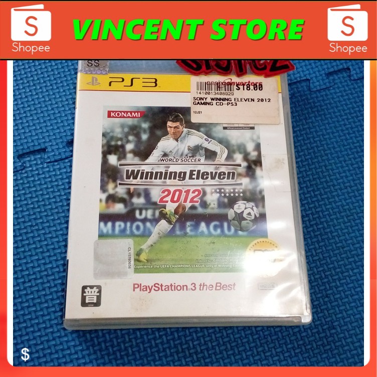 PRODUK ORIGINAL bd PS3 kaset game WINNING ELEVEN 2012