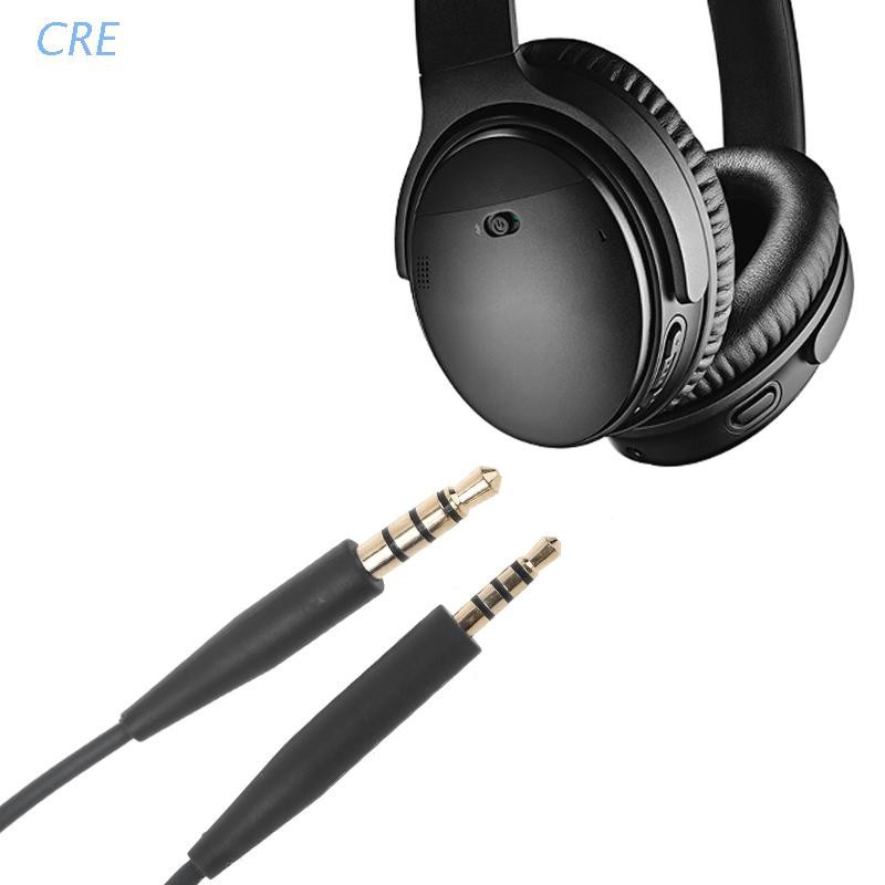 Cre Kabel Headphone Dengan Mic + Kontrol Volume Untuk Soundtrue Qc25 Qc35