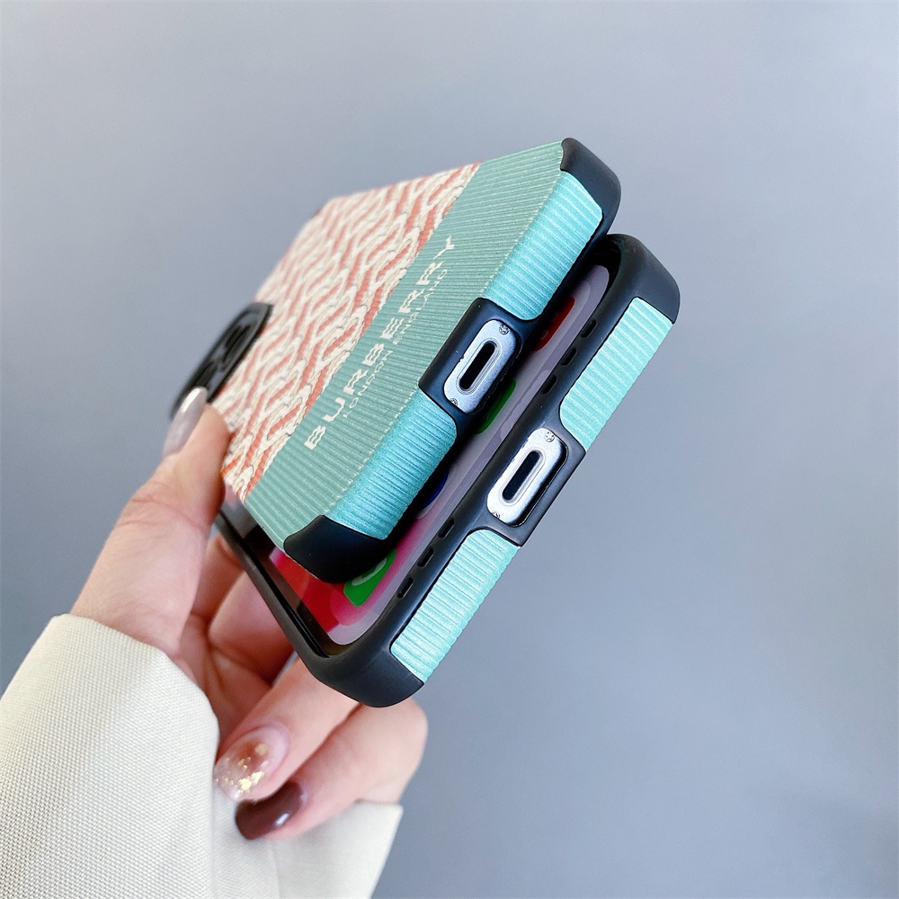 INS Style Vertical Stripes Case untuk iPhone 13 Pro Max 12 11 X XR Xs Max 7Plus 8Plus