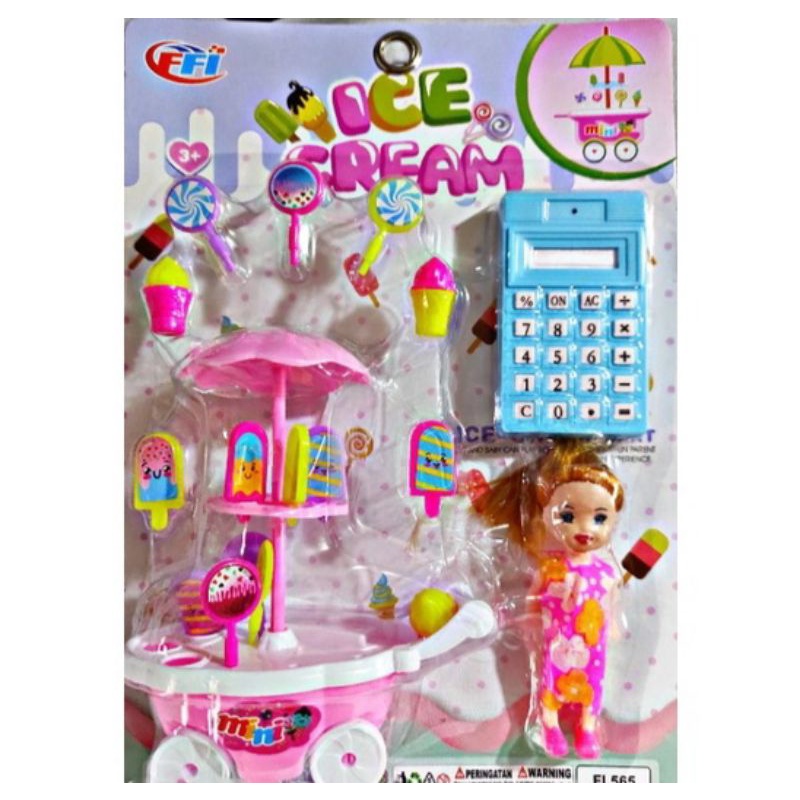 FI565 MAINAN ANAK EDUKASI / MAINAN ES KRIM MINI SET LENGKAP DENGAN ISINYA