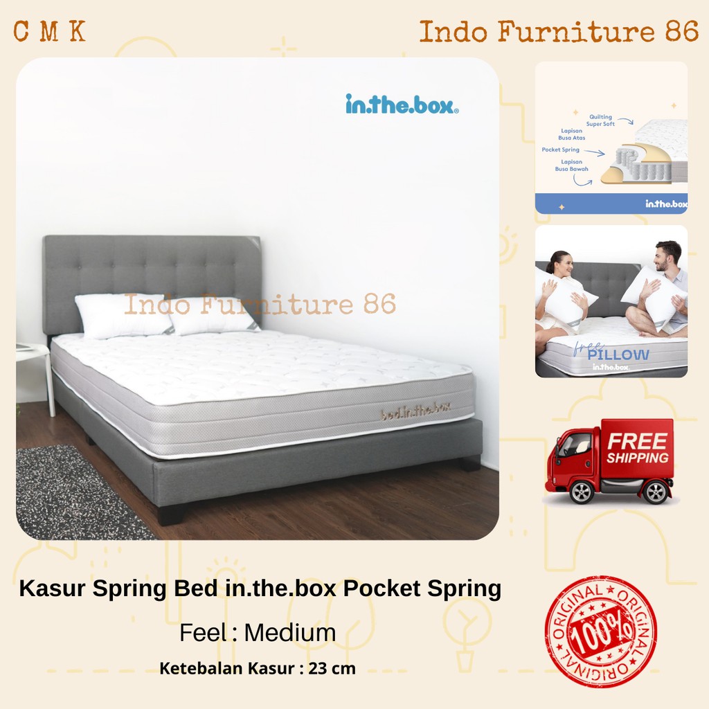 INTHEBOX / Kasur Spring Bed Inthebox (INTHEBOX) / Matras / Mattress / Springbed