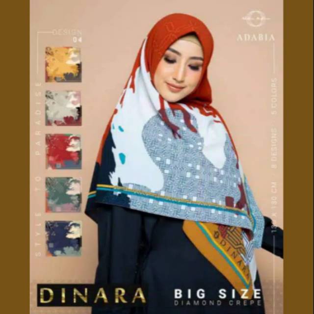 Bisa COD Pilih Warna Ecer Eceran Hijab Jilbab Kerudung Segiempat Segi Empat Jumbo Lebar Besar Adabia