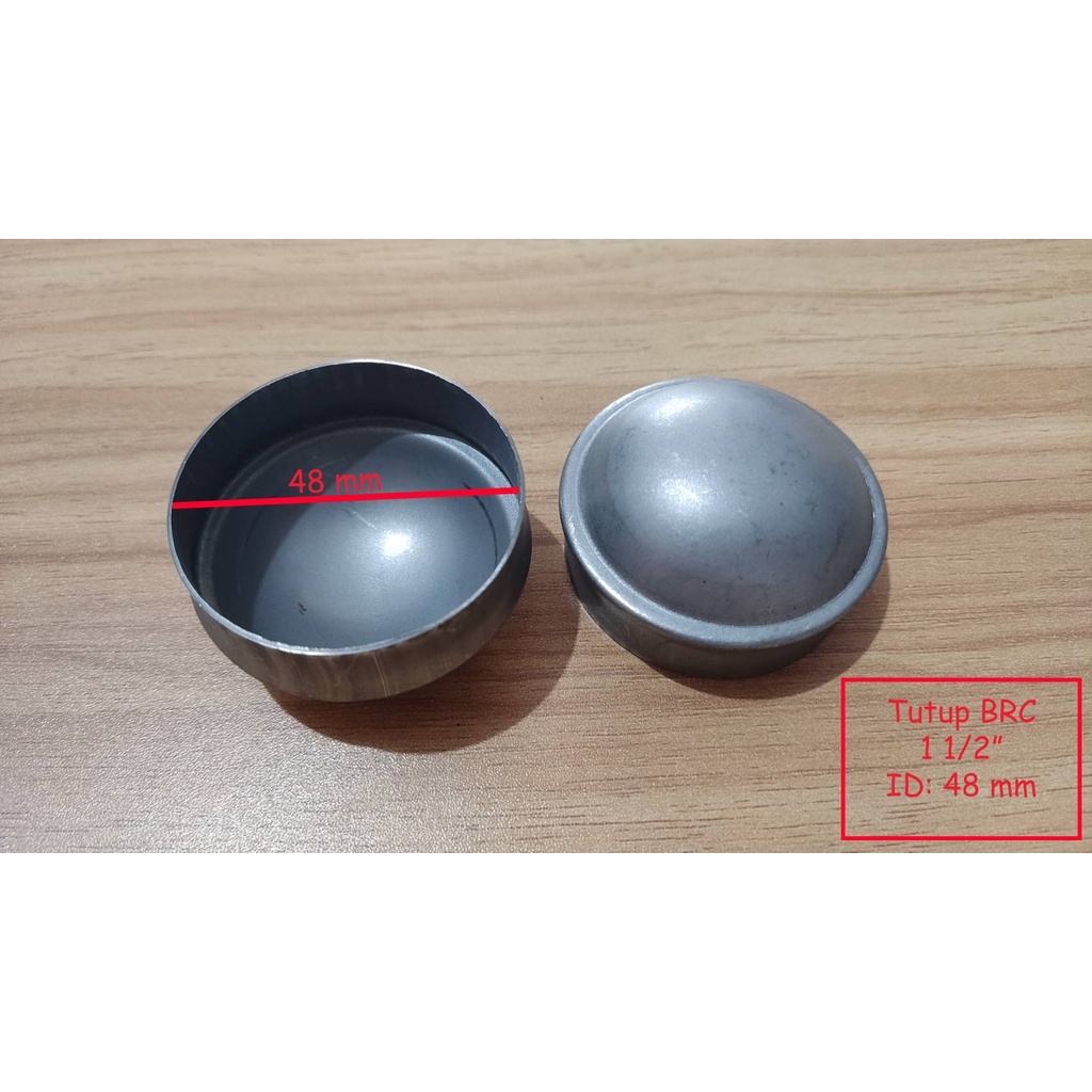 Dop - Tutup Pipa Tiang BRC Uk. 1 1/2" - Ornamen Pagar